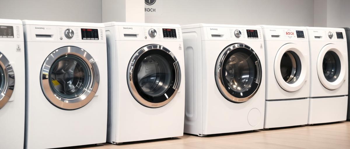 სარეცხი მანქანის ბრენდები — Samsung, LG, Bosch, Beko, Ariston